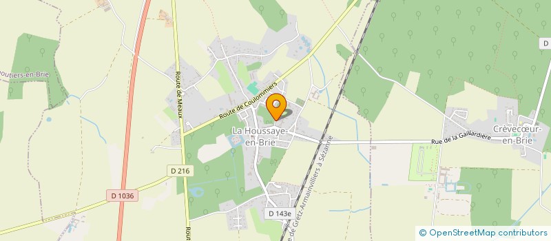 localisation de l'entreprise EASY DRIVE FRANCE  LA HOUSSAYE-EN-BRIE