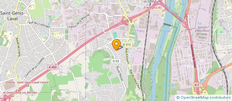 localisation de l'entreprise EASY DRIVE VTC  IRIGNY