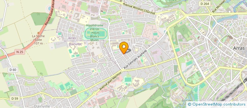 localisation de l'entreprise EASY ENERGIES à ARRAS