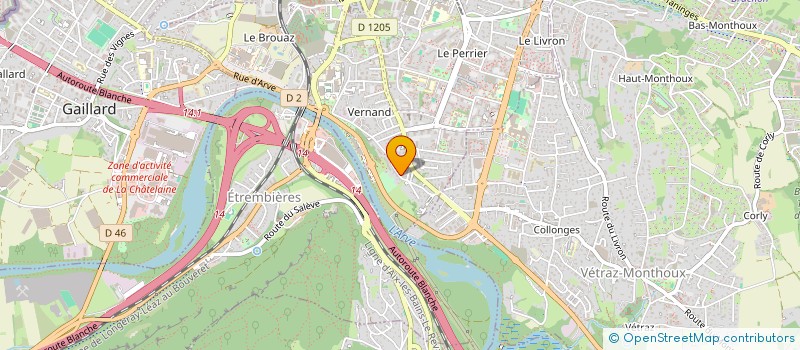 localisation de l'entreprise EASY ENGLISH D'ANNEMASSE  ANNEMASSE