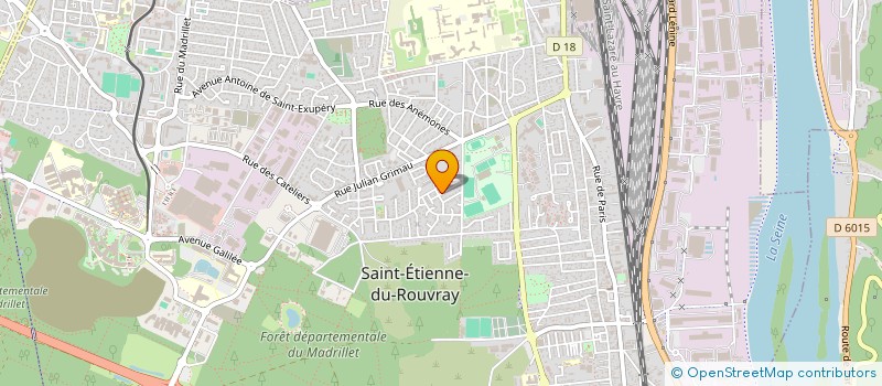 localisation de l'entreprise EASY EXPRESS  PETIT-COURONNE