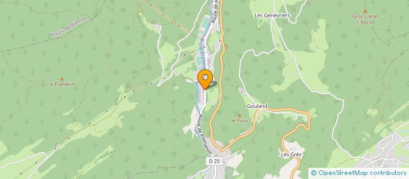 localisation de l'entreprise EASY FAT BIKE  MOUTHE