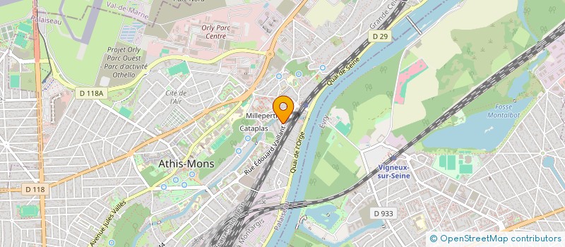localisation de l'entreprise EASY FIVE à ATHIS-MONS
