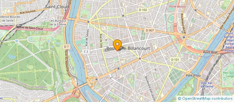 localisation de l'entreprise EASY FLY à BOULOGNE-BILLANCOURT