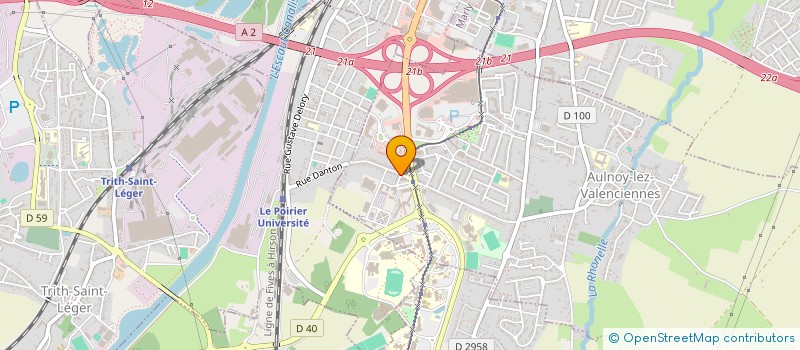 localisation de l'entreprise EASY FOOD  AULNOY-LEZ-VALENCIENNES