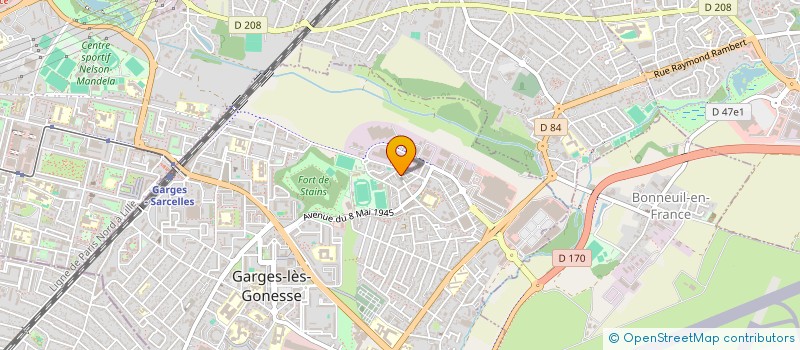 localisation de l'entreprise EASY FORMATION & CONSEIL à GARGES LES GONESSE