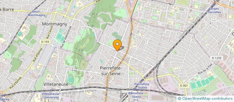 localisation de l'entreprise EASY FORPRO à PIERREFITTE-SUR-SEINE