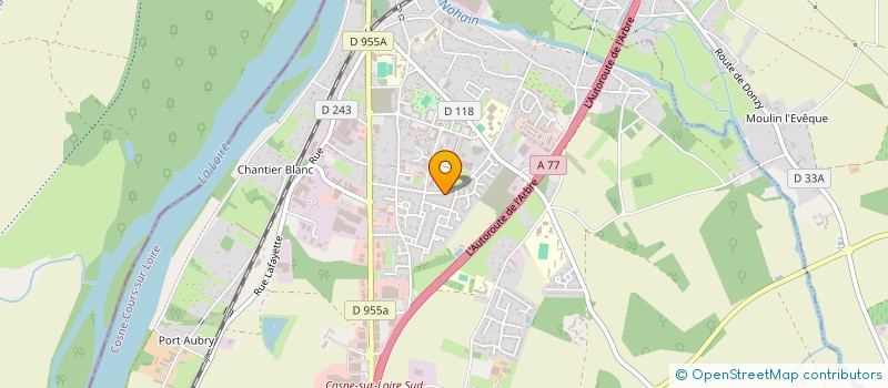 localisation de l'entreprise EASY GARDEN 5 à COSNE-COURS-SUR-LOIRE