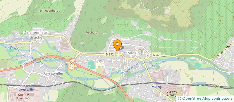 localisation de l'entreprise EASY GARDEN SERVICES à MUTZIG