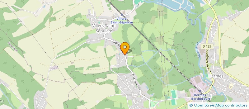 localisation de l'entreprise EASY GEST  VILLERS-SAINT-SEPULCRE