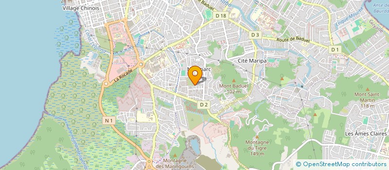 localisation de l'entreprise EASY GLACONS  CAYENNE