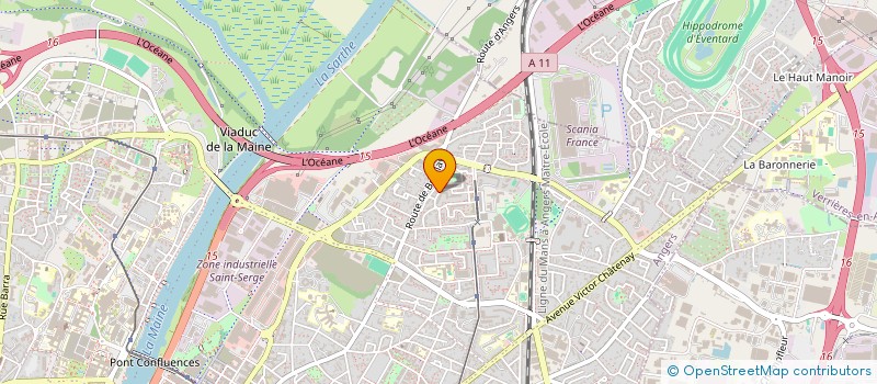 localisation de l'entreprise EASY GLOBE  ANGERS