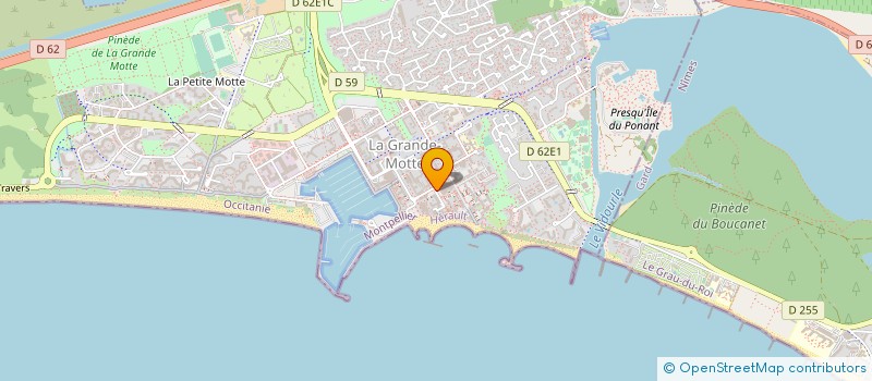 localisation de l'entreprise EASY GOING WEB  LA GRANDE-MOTTE