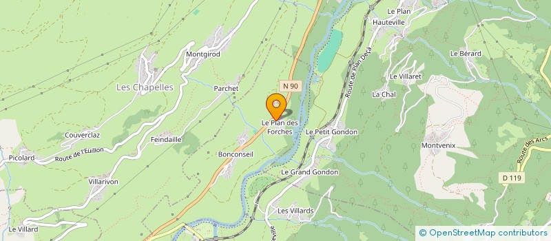 localisation de l'entreprise EASY HOME  LA PLAGNE TARENTAISE