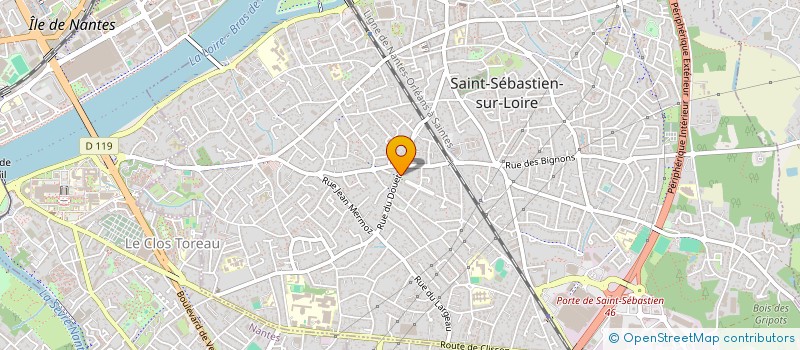 localisation de l'entreprise EASY - INFO  SAINT-SEBASTIEN-SUR-LOIRE