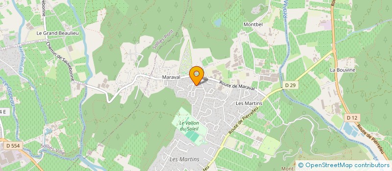 localisation de l'entreprise EASY INVEST  LA CRAU