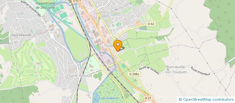 localisation de l'entreprise EASY JUMP  TOUQUES