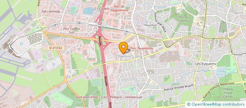 localisation de l'entreprise EASY LAKE à MERIGNAC