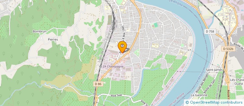 localisation de l'entreprise EASY LEARN à TOURNON-SUR-RHONE