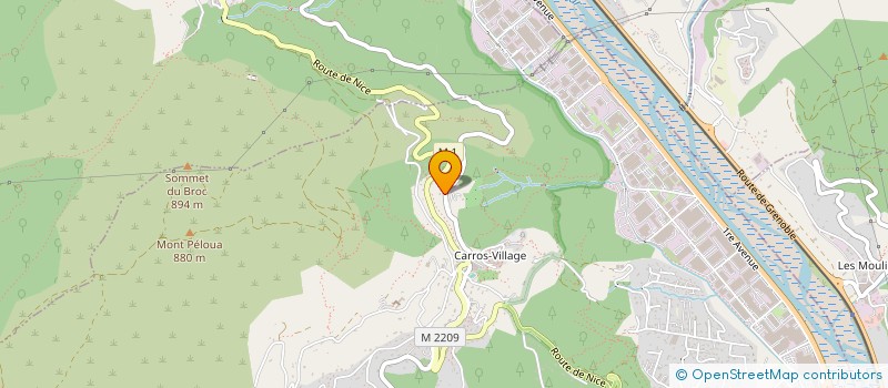 localisation de l'entreprise EASY LIFE TRANSPORTS à CARROS