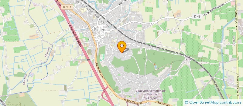 localisation de l'entreprise EASY LIG  PIOLENC