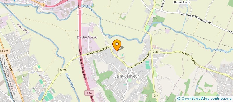 localisation de l'entreprise EASY LOC 31 à ST JORY
