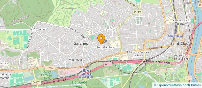 localisation de l'entreprise EASY LOC à GARCHES