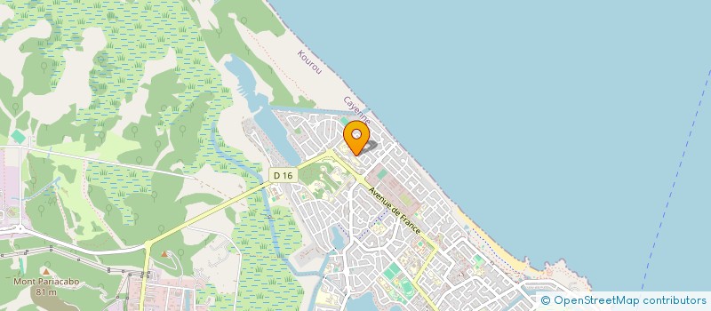localisation de l'entreprise EASY LOC' à KOUROU