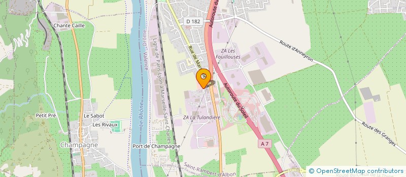 localisation de l'entreprise EASY-LOG à SAINT-RAMBERT-D'ALBON