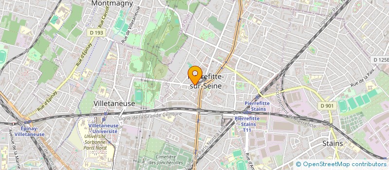 localisation de l'entreprise EASY LOGISTICS à PIERREFITTE-SUR-SEINE