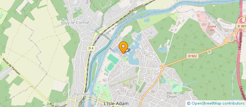 localisation de l'entreprise EASY MEDICAL  L'ISLE-ADAM