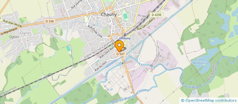 localisation de l'entreprise EASY MICRO  CHAUNY