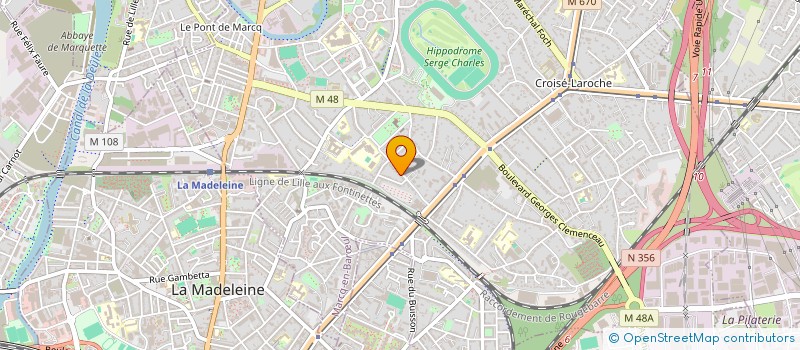 localisation de l'entreprise EASY MOTORS à MARCQ-EN-BARŒUL