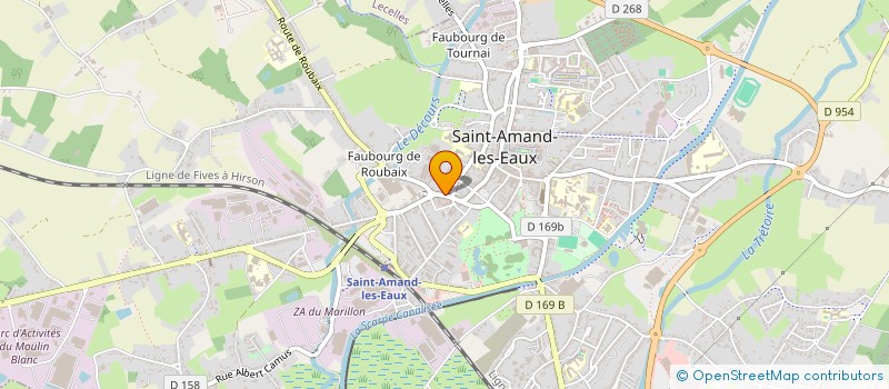 localisation de l'entreprise EASY ONE  SAINT-AMAND-LES-EAUX