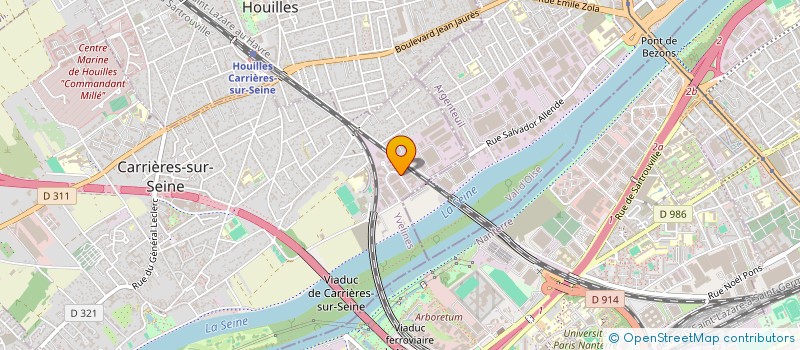 localisation de l'entreprise EASY OPEN  CARRIERES-SUR-SEINE