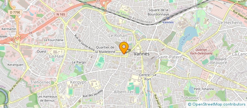 localisation de l'entreprise EASY OUEST à VANNES