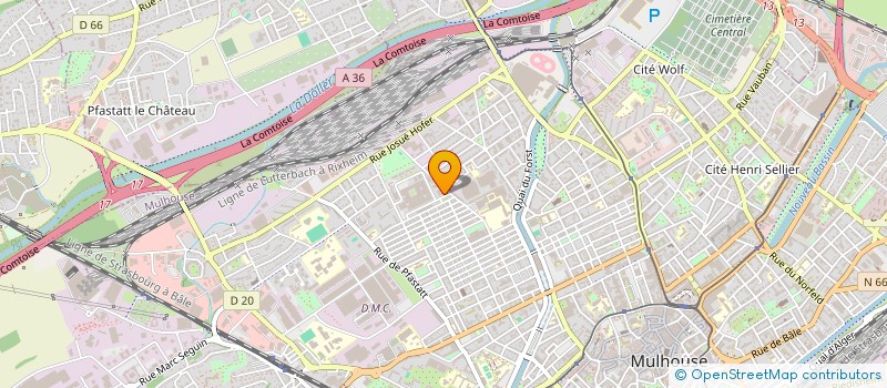 localisation de l'entreprise EASY-PAIES  MULHOUSE