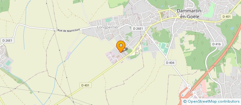 localisation de l'entreprise EASY PARE-BRISES ET SERVICES à VILLENEUVE-SOUS-DAMMARTIN