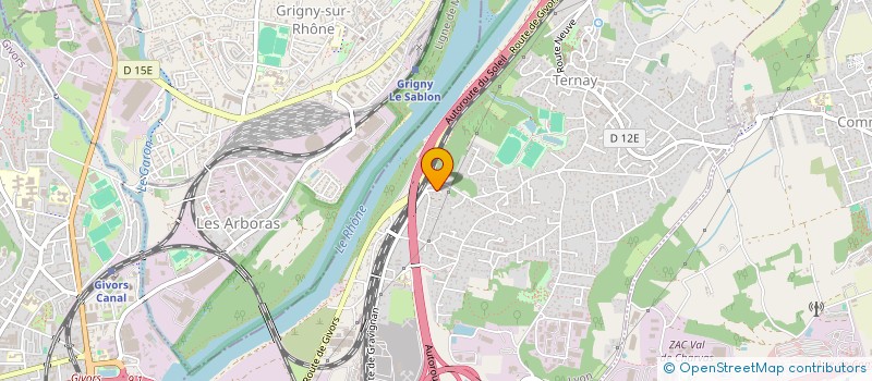 localisation de l'entreprise EASY PEINTURE  TERNAY