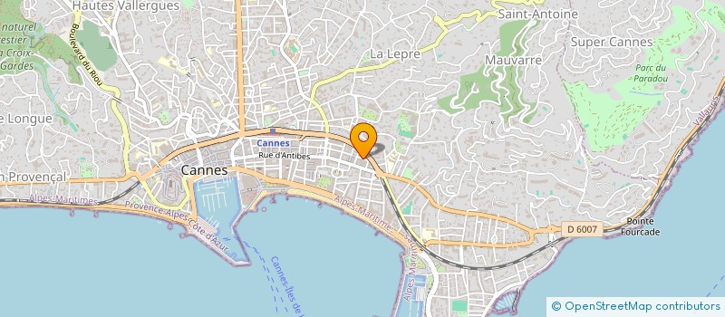 localisation de l'entreprise EASY PRODUCTION à CANNES