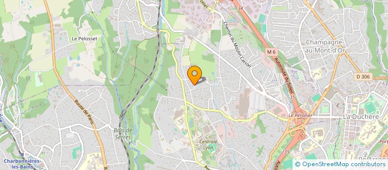 localisation de l'entreprise EASY PV  ECULLY