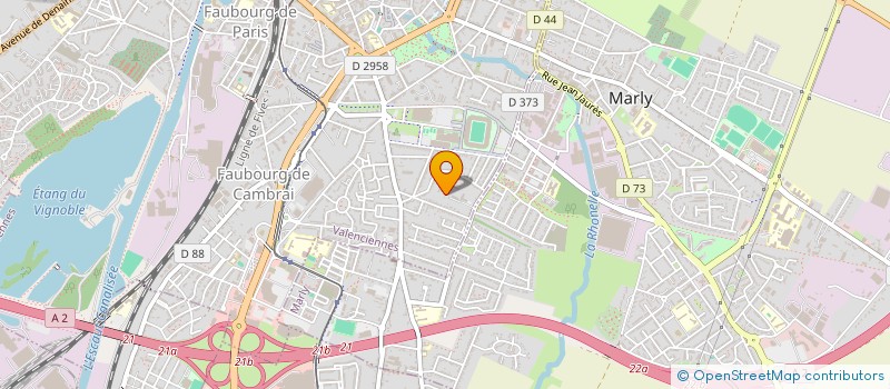 localisation de l'entreprise EASY QHSE à VALENCIENNES