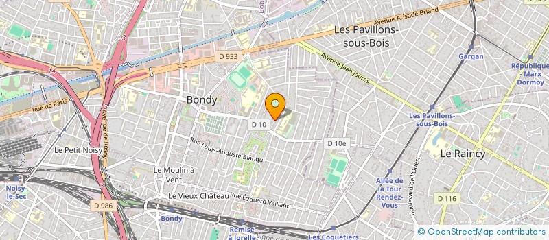 localisation de l'entreprise EASY RENOV à BONDY