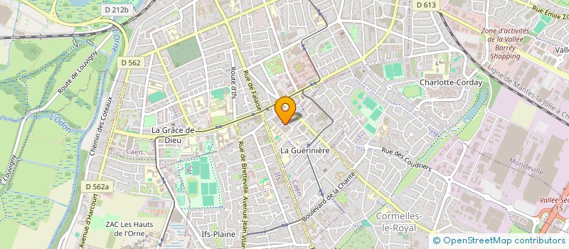 localisation de l'entreprise EASY RENOV à CAEN