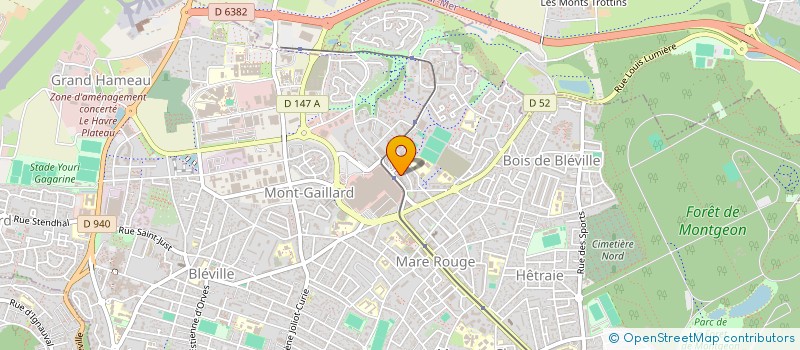 localisation de l'entreprise EASY RENT à LE HAVRE