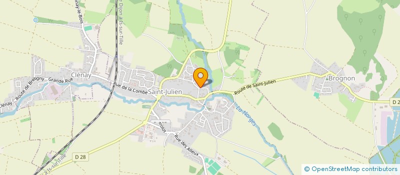 localisation de l'entreprise EASY-RIDE  SAINT-JULIEN