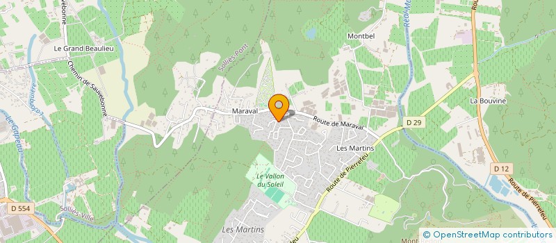 localisation de l'entreprise EASY RIDER à LA CRAU