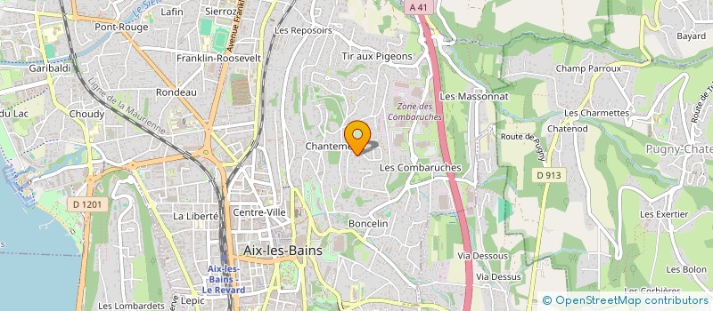 localisation de l'entreprise EASY RIGHT à AIX-LES-BAINS