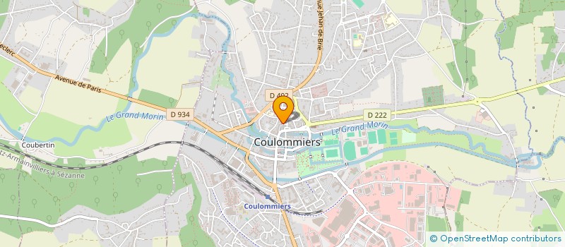 localisation de l'entreprise EASY ROAD BIKE à COULOMMIERS