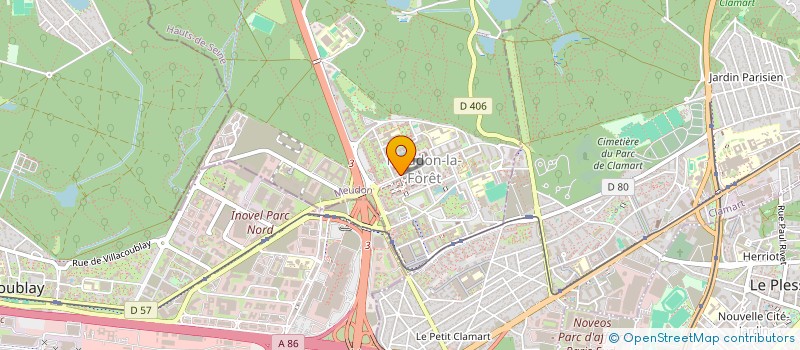 localisation de l'entreprise EASY ROUTES  MEUDON